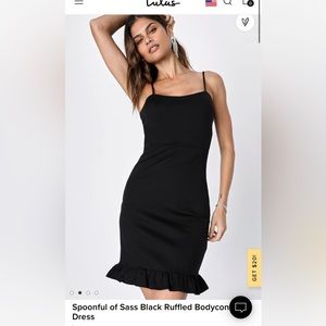 Lulus black dress
